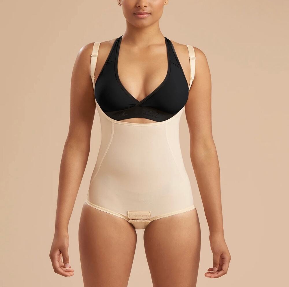 Marena Recovery Girdle High Back Bikini Length SFBHA2 Step 2 SMALL BLACK NEW